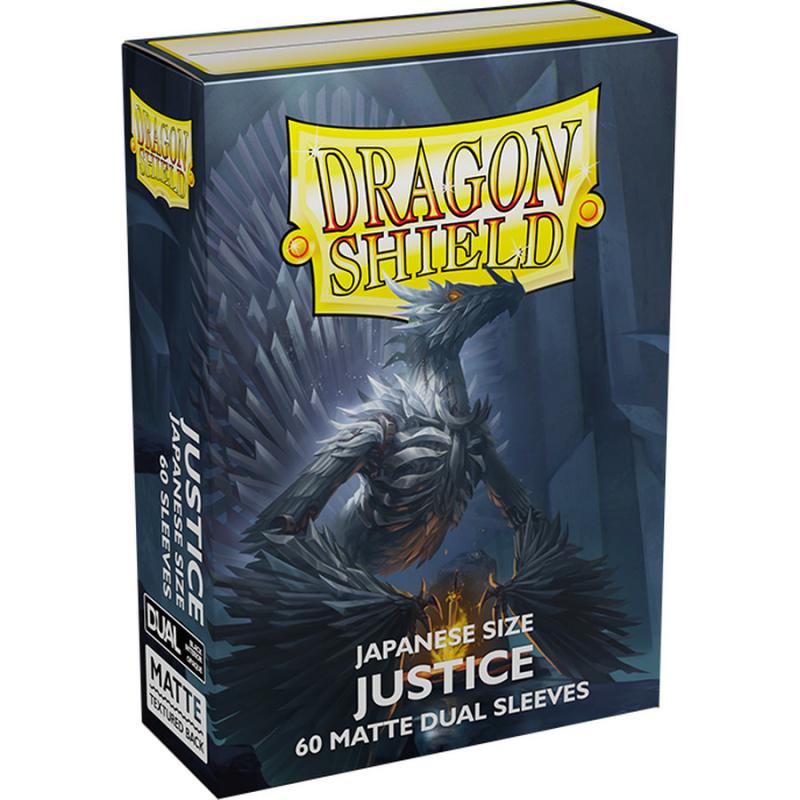 Dragon Shield Sleeves - Japanese size - Matte Dual - Justice (60 Sleeves)