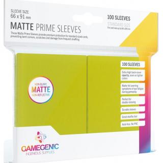 Gamegenic - Matte Prime Sleeves Lime (100 Sleeves)