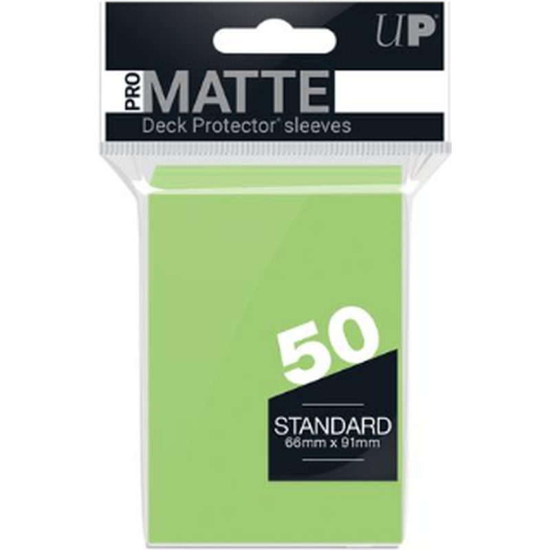Ultra Pro - Standard Sleeves - Pro Matte - Non Glare - Lime Green (50 Sleeves)