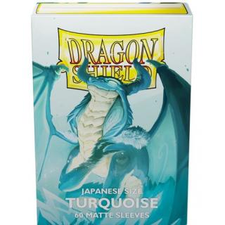 Dragon Shield Japanese size Matte Dual Sleeves - Turquoise 'Yadolom' (60 Sleeves)