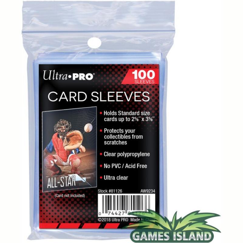 Ultra Pro - Standard Sleeves - Regular Soft Card (100 Sleeves)
