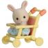 Sylvanian Families: Rabbit με Καροτσάκι & Θήκη (5200)