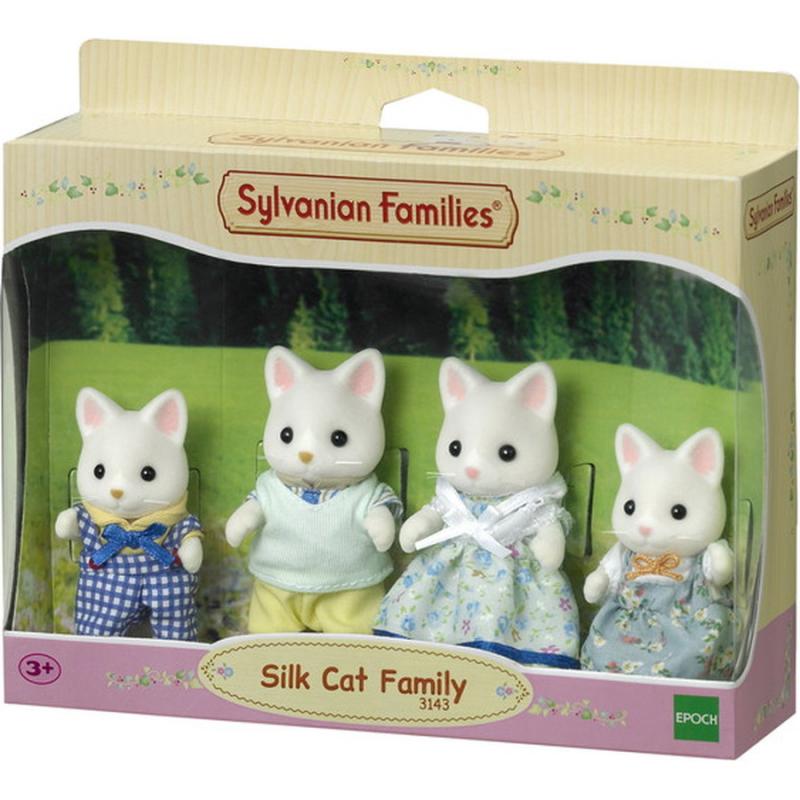 Sylvanian Families: Οικογένεια Silk Cat (4175)