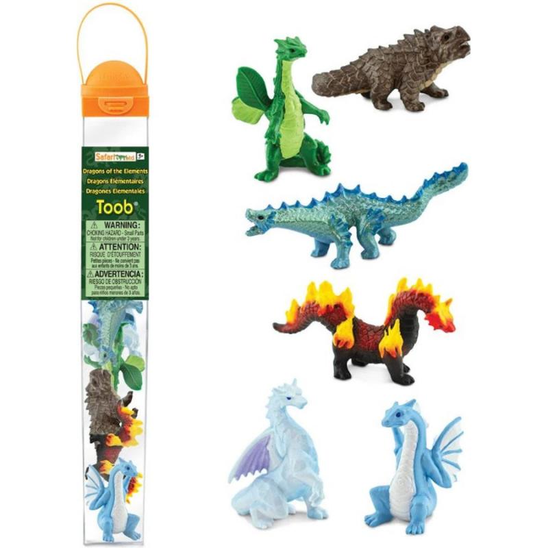 Μινιατούρες Safari - Elemental Dragons - Οι Δράκοι των Στοιχείων της Φύσης