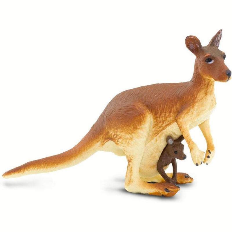 Μινιατούρες Safari - Kangaroo with Baby - Καγκουρό με Μωρό