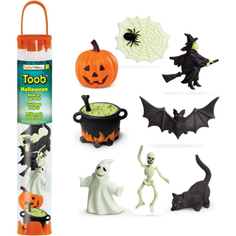 Μινιατούρες Safari - Glow in the Dark Halloween - Χάλοουιν Φιγούρες που Φωτίζουν στο Σκοτάδι