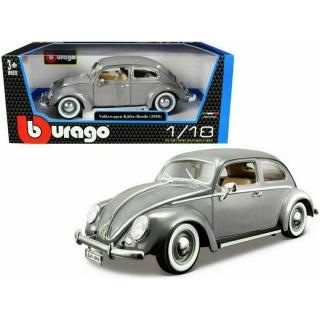 1:18 Volkswagen Beetle 1955 Grey - Burago