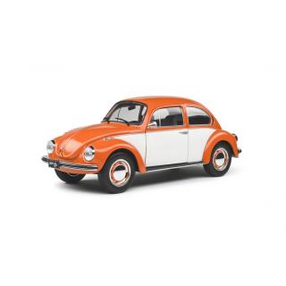 1:18 Volkswagen Beetle 1303 (1974) White Orange - Solido