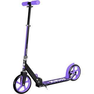 Stamp: Foldable adjustable Scooter 200mm with Kickstand Skids Control Purple
