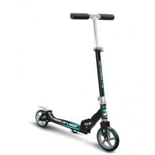 Stamp: Foldable Double Suspensions Adjustable Scooter 145mm Skids Control Carbone