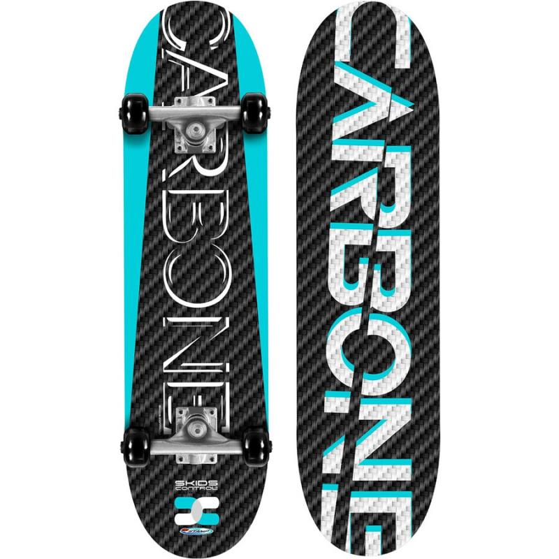 Stamp: Skateboard 31 X 8 Skids Control Carbone