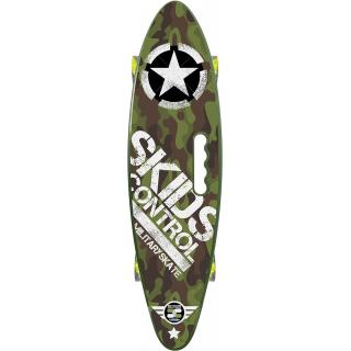 Skateboard 61cm x 18cm Skids Control Στρατιωτικό με Λαβή - Stamp