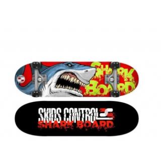 Stamp: Skateboard 28 x 8 Shark Board Skids Control