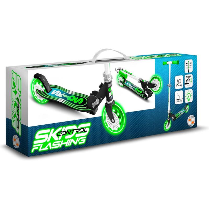 Stamp: Foldable Scooter Lighting Wheels Skids Control