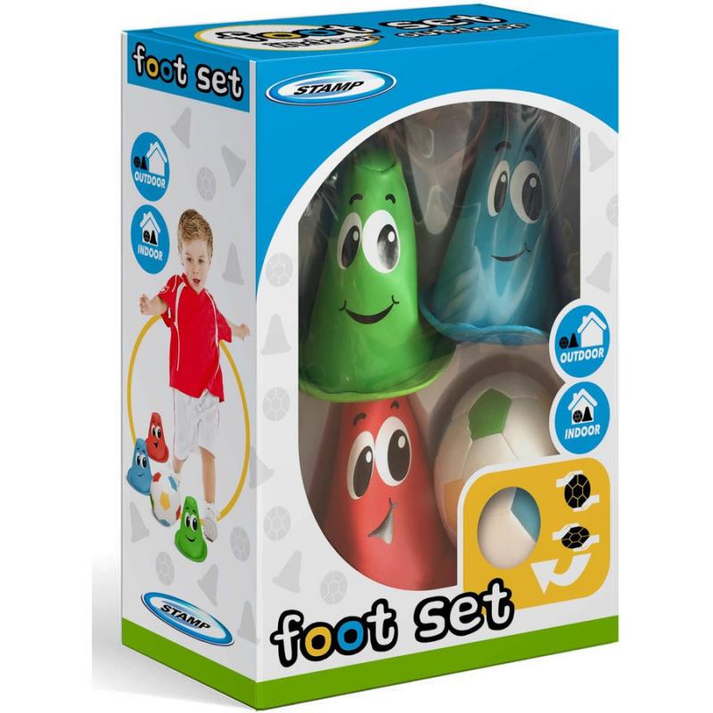 Stamp: Soccer Foam Set Ball & 3 Cones