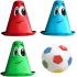 Stamp: Soccer Foam Set Ball & 3 Cones