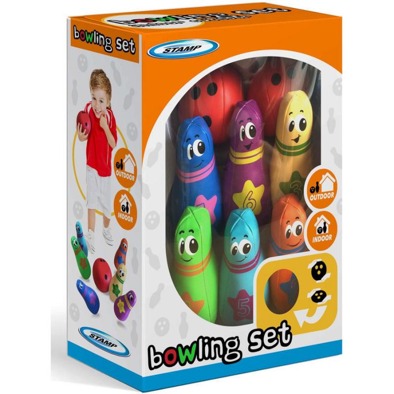 Stamp: Bowling Foam Set 6 pcs and 2 Balls