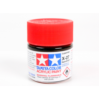 X-27 Clear Red Gloss 23ml