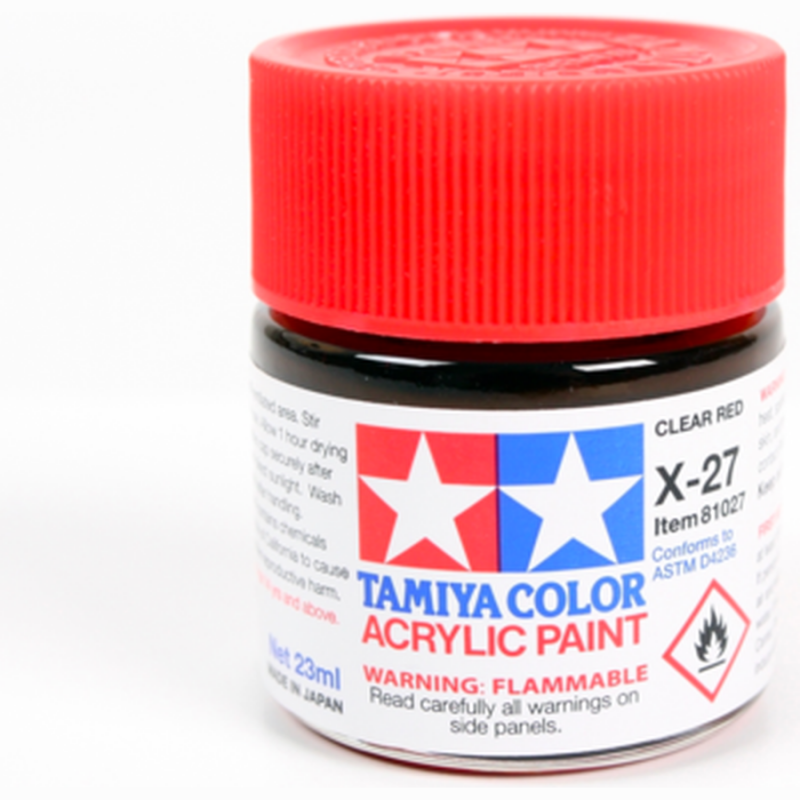 X-27 Clear Red Gloss 23ml