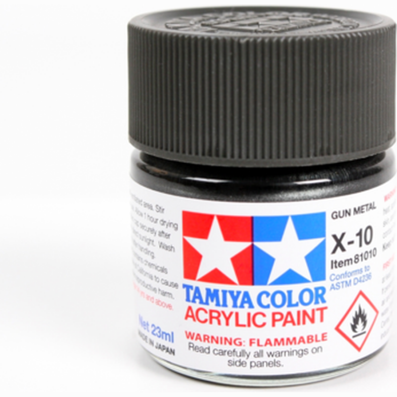 X-10 Gun Metall Gloss 23 ml