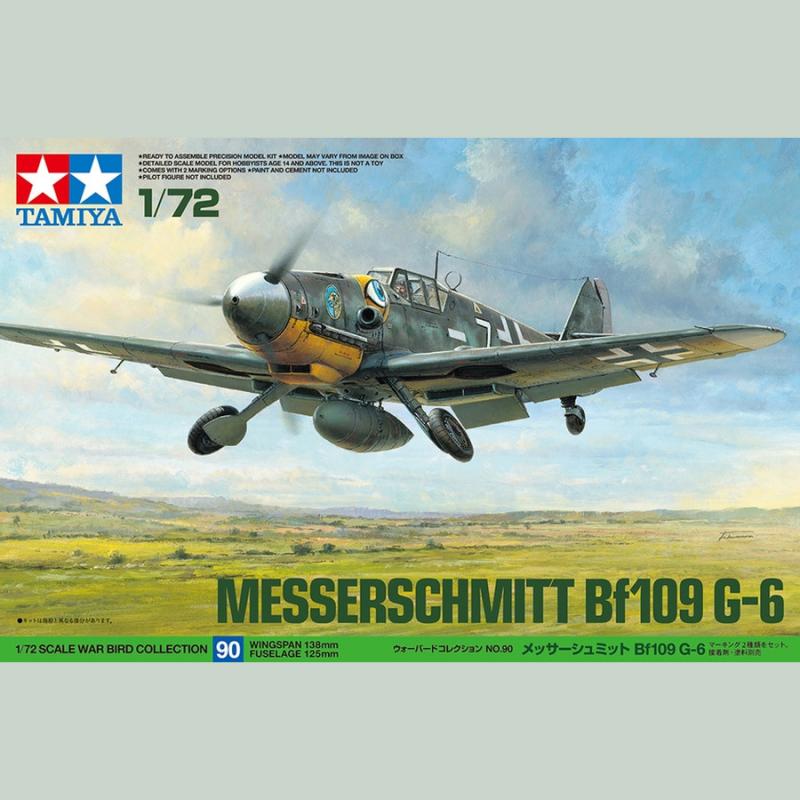 Tamiya: 1:72 Bf-109 G-6 Messerschmitt
