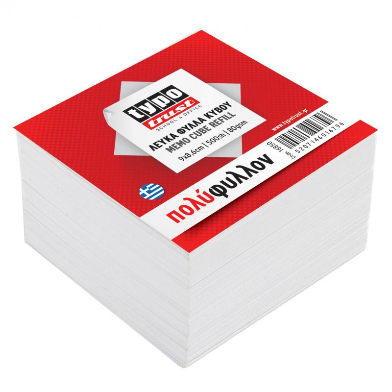 Typotrust Λευκά Φύλλα Κύβου (Memo Cube Refill)