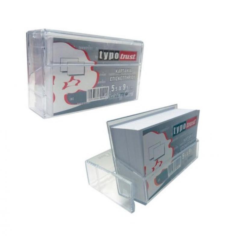 Typotrust Κάρτα Επισκεπτηρίου Τεμάχιο (5,5 χ 9,5 cm)