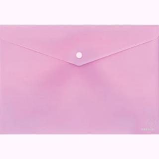 Typotrust Φάκελος Κουμπί PP A4 Pastel - Ροζ