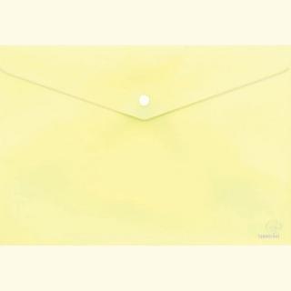 Typotrust Φάκελος Κουμπί PP A4 Pastel - Κίτρινο