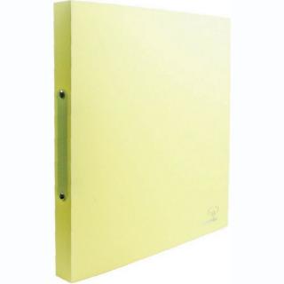 Typotrust Ντοσιέ PP Α4 2 Κρικ 2.6 cm Ράχη Pastel Yellow