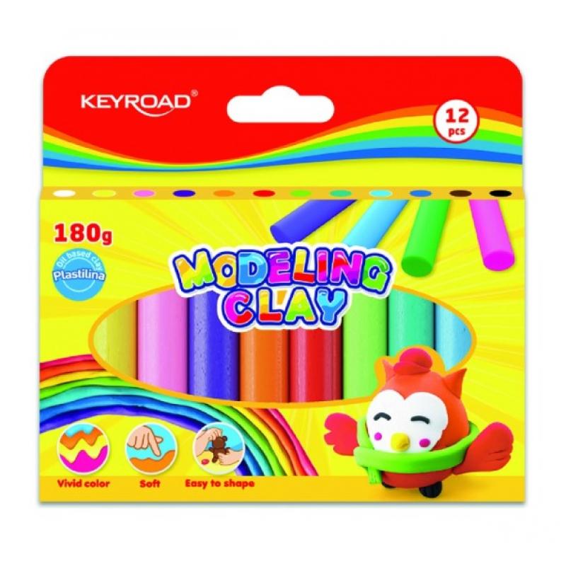Keyroad Πλαστελίνη Classic 12 Χρώματα χ 15 gr.