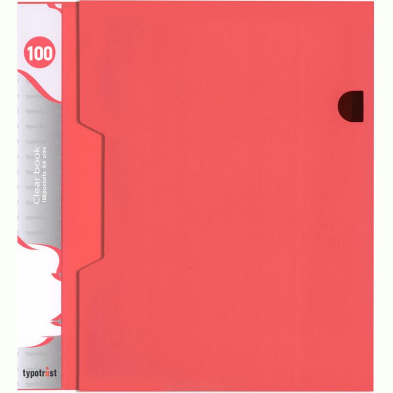 Typotrust Σουπλ Α4 100 Θέσεων Κόκκινο