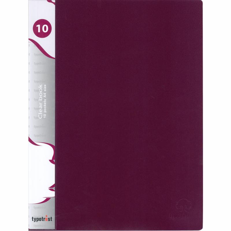 Typotrust Σουπλ Α4 10 Θέσεων Μπορντό