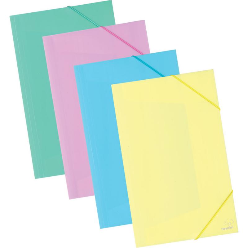 Ντοσιέ Λάστιχο 25χ35 Παστέλ Κίτρινο - Typotrust