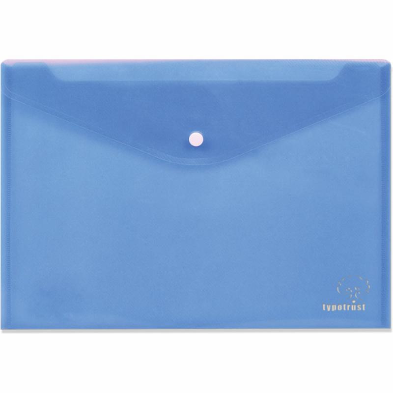 Typotrust Φάκελος Κουμπί Α4 Μπλε