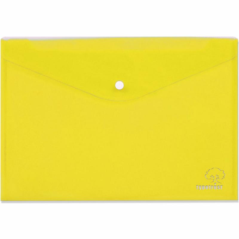 Φάκελος Κουμπί Α4 Κίτρινο - Typotrust