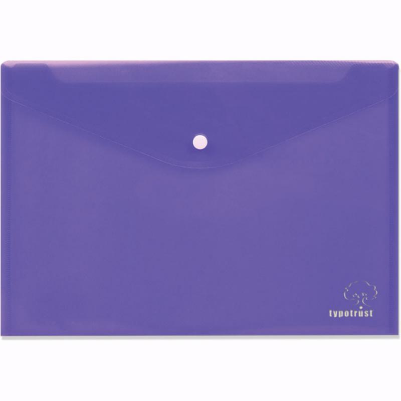 Φάκελος Κουμπί Α4 Μωβ - Typotrust