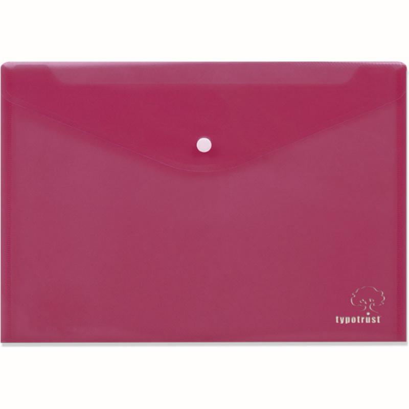 Φάκελος Κουμπί Α4 Μπορντώ - Typotrust
