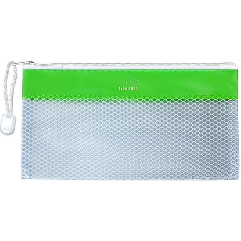 Τσαντάκι Φερμουάρ 11χ22 Πράσινο - Typotrust