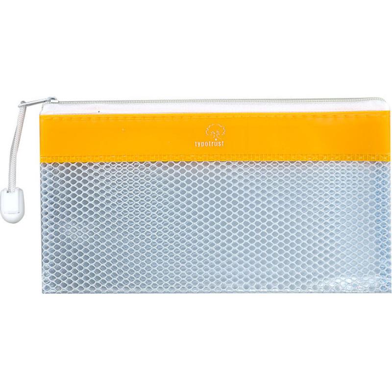 Τσαντάκι Φερμουάρ 11χ22 Κίτρινο - Typotrust