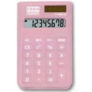 Αριθμομηχανή Τσέπης 8 Ψηφία Dual Power 98 x 61 Ροζ