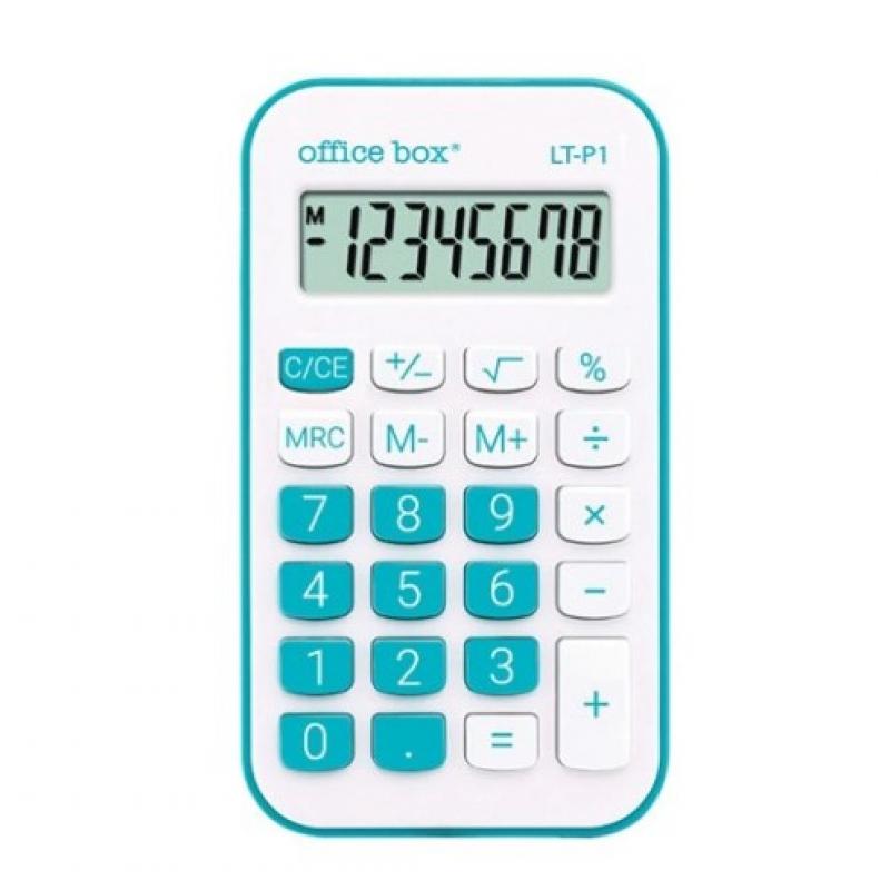 Αριθμομηχανή Τσέπης 8 Ψηφία Dual Power 98 x 61 Γαλάζιο