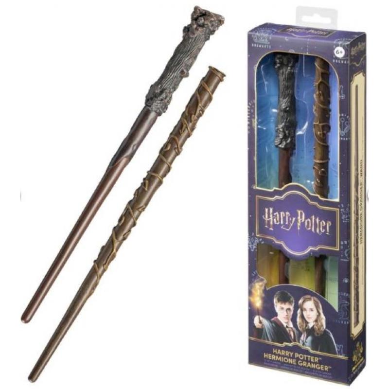 Harry Potter Roleplay Replica Wands 2-Pack Harry Potter & Hermione Granger 31 cm