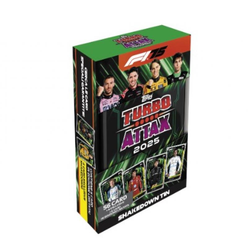 Formula 1 Turbo Attax TCG 2025 F1 Mega Tin - Shakedown Tin