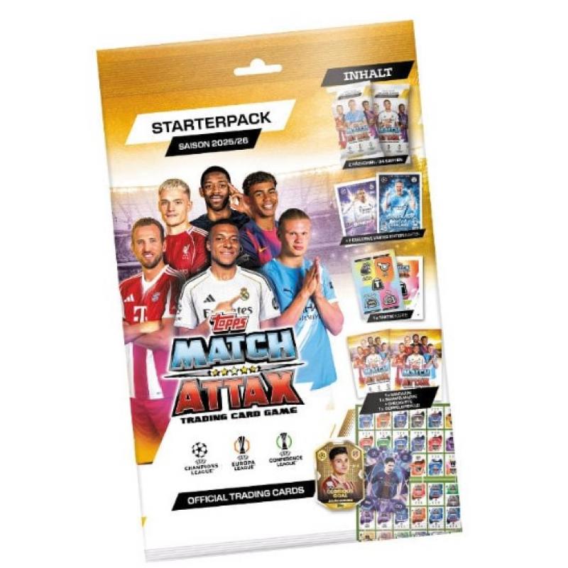 UEFA Champions League Match Attax Trading Cards 2025/26 Starter Pack