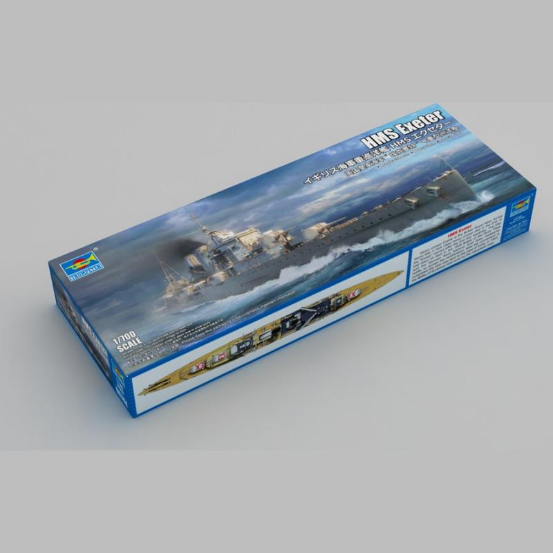 Trumpeter: HMS Exeter in 1:700