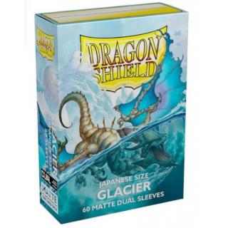 Dragon Shield Japanese size Matte Dual Sleeves - Glacier Miniom (60 Sleeves)
