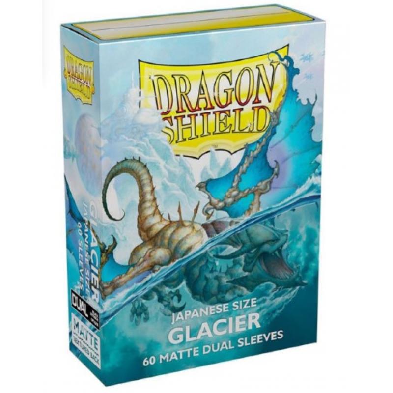 Dragon Shield Japanese size Matte Dual Sleeves - Glacier Miniom (60 Sleeves)