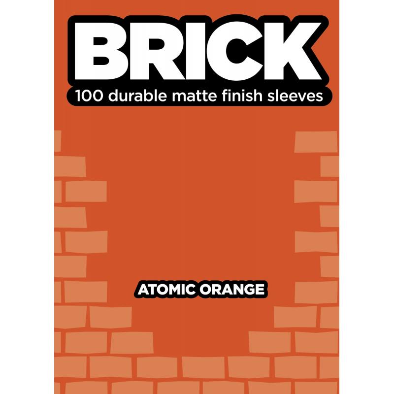 Legion - Brick Sleeves - Atomic Orange (100 Sleeves)
