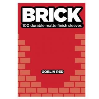 Legion - Brick Sleeves - Goblin Red (100 Sleeves)